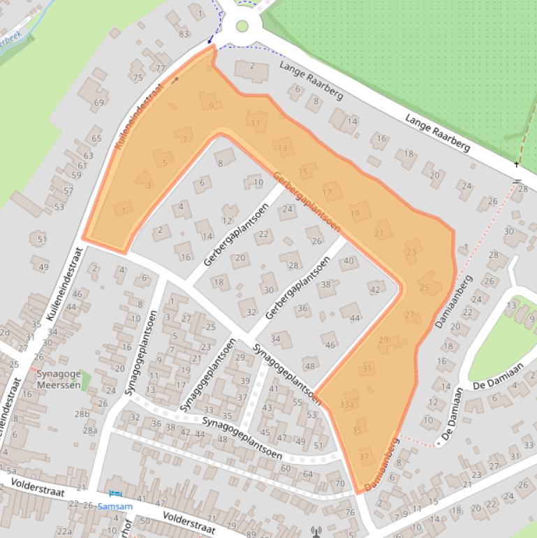 Kaart van postcodegebied 6231KL.