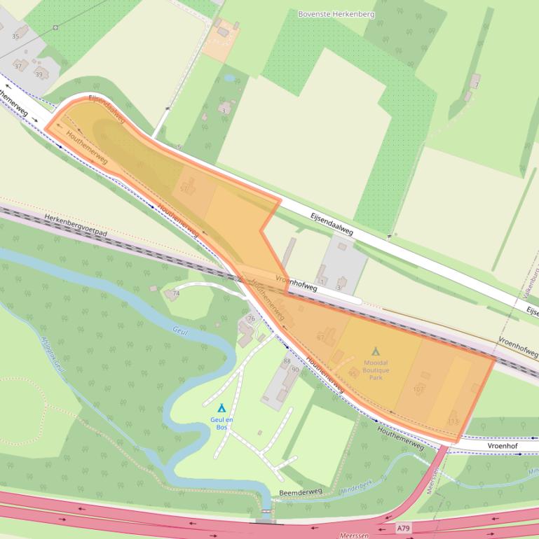 Kaart van postcodegebied 6231KT.