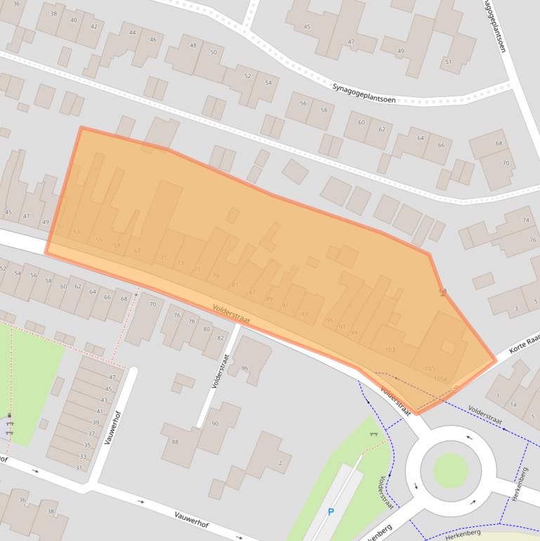 Kaart van postcodegebied 6231LB.