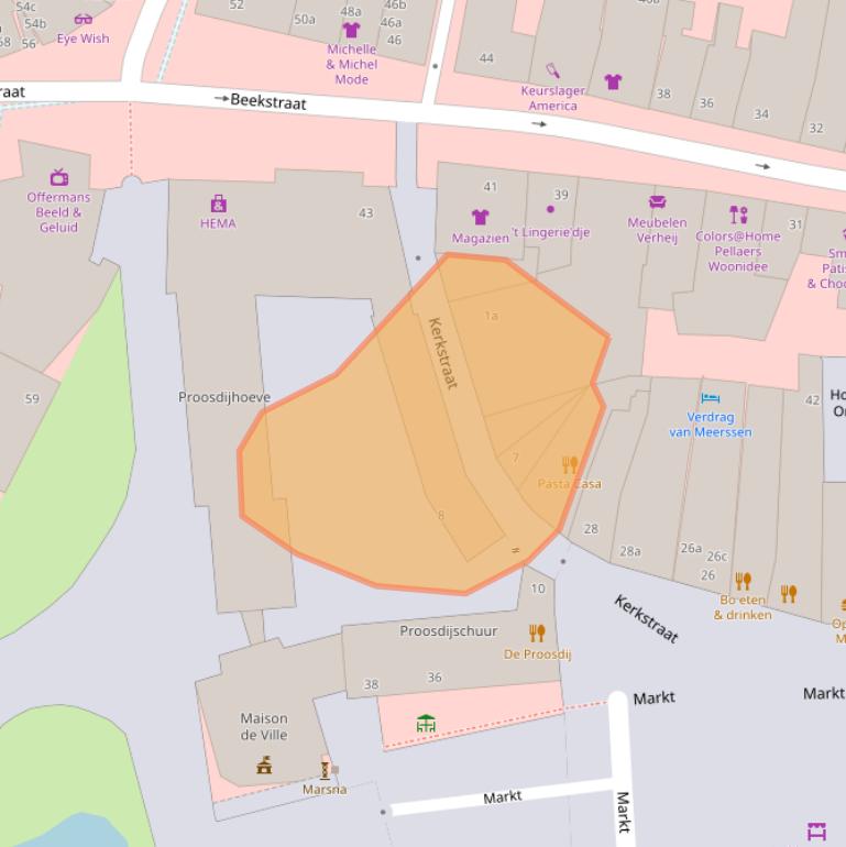 Kaart van postcodegebied 6231LT.