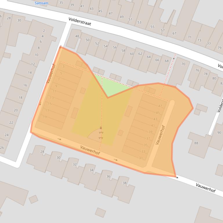 Kaart van postcodegebied 6231LW.