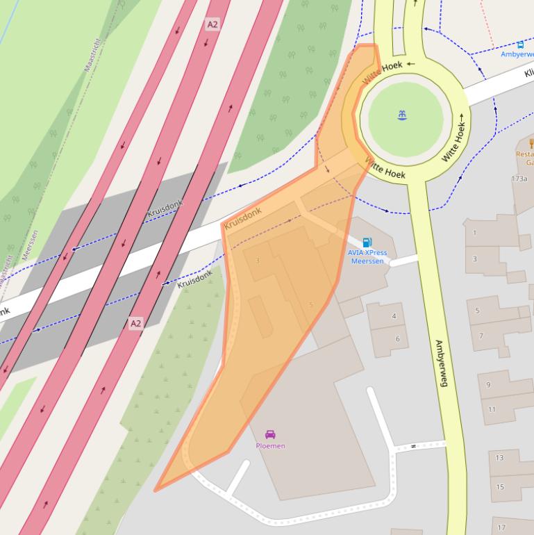 Kaart van postcodegebied 6231RB.