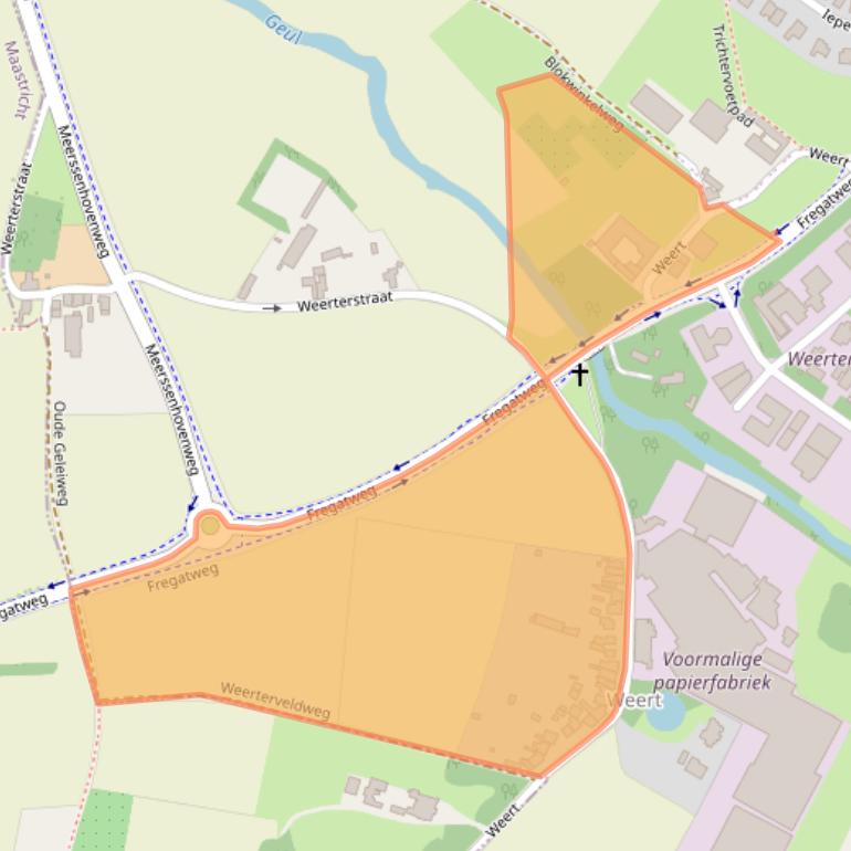 Kaart van postcodegebied 6231RE.