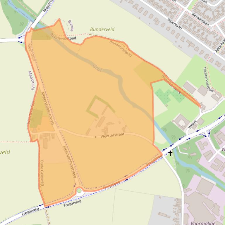 Kaart van postcodegebied 6231RH.