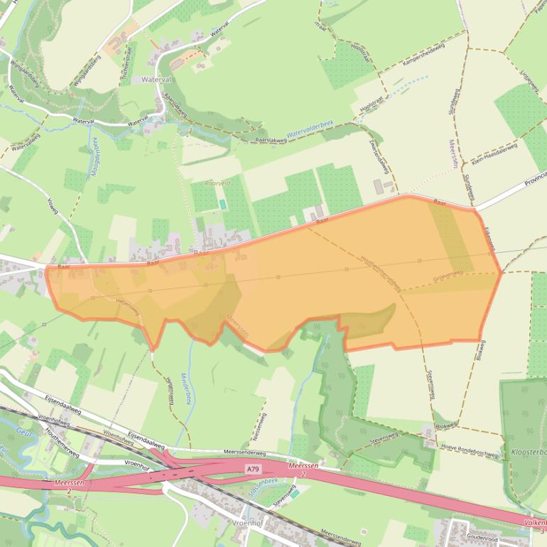 Kaart van postcodegebied 6231RR.