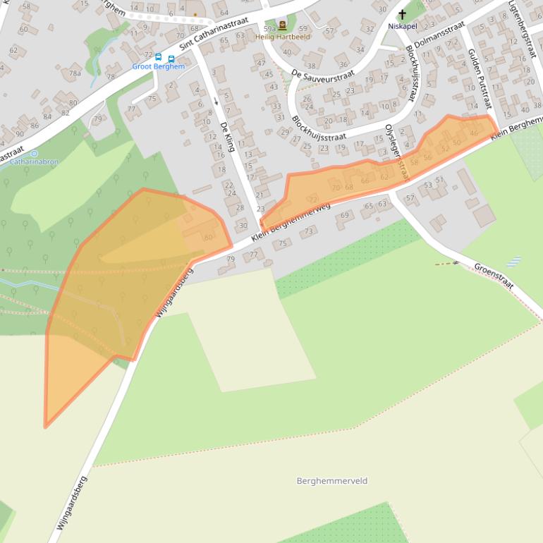 Kaart van postcodegebied 6235AJ.