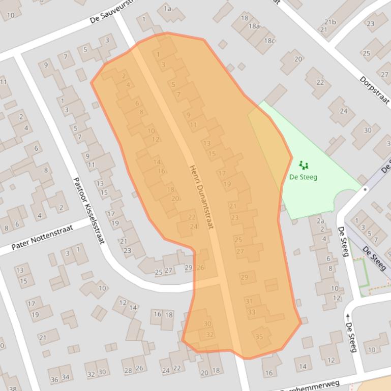 Kaart van postcodegebied 6235AN.