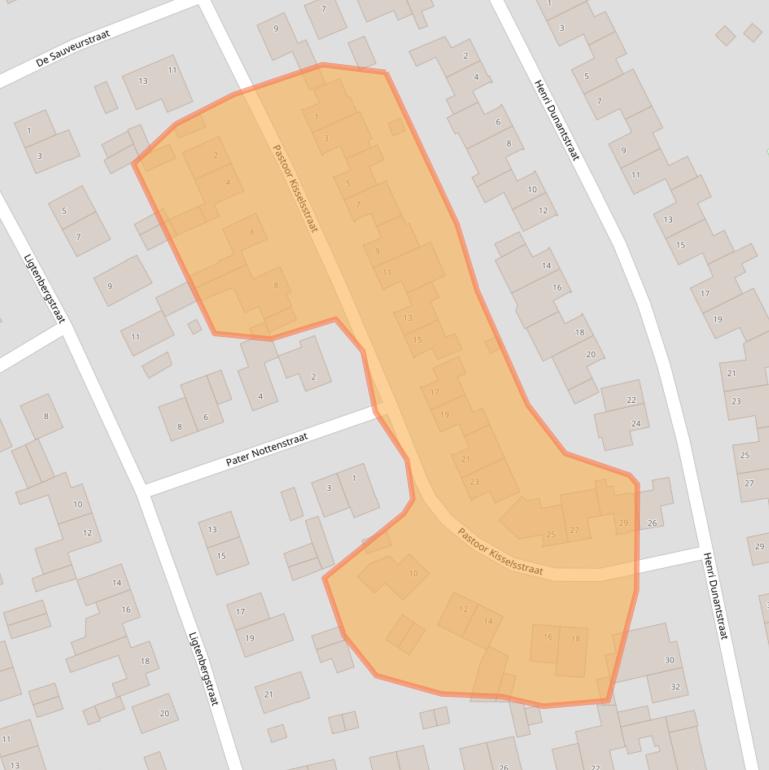 Kaart van postcodegebied 6235AP.