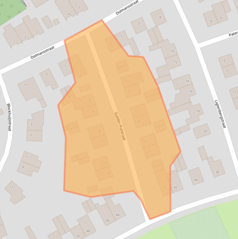 Kaart van postcodegebied 6235AV.