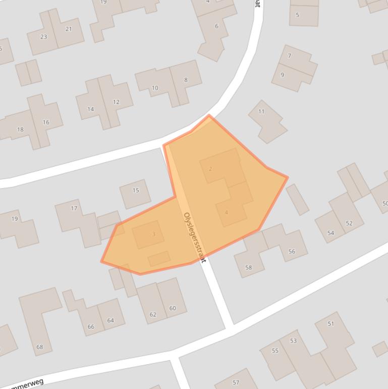 Kaart van postcodegebied 6235AZ.