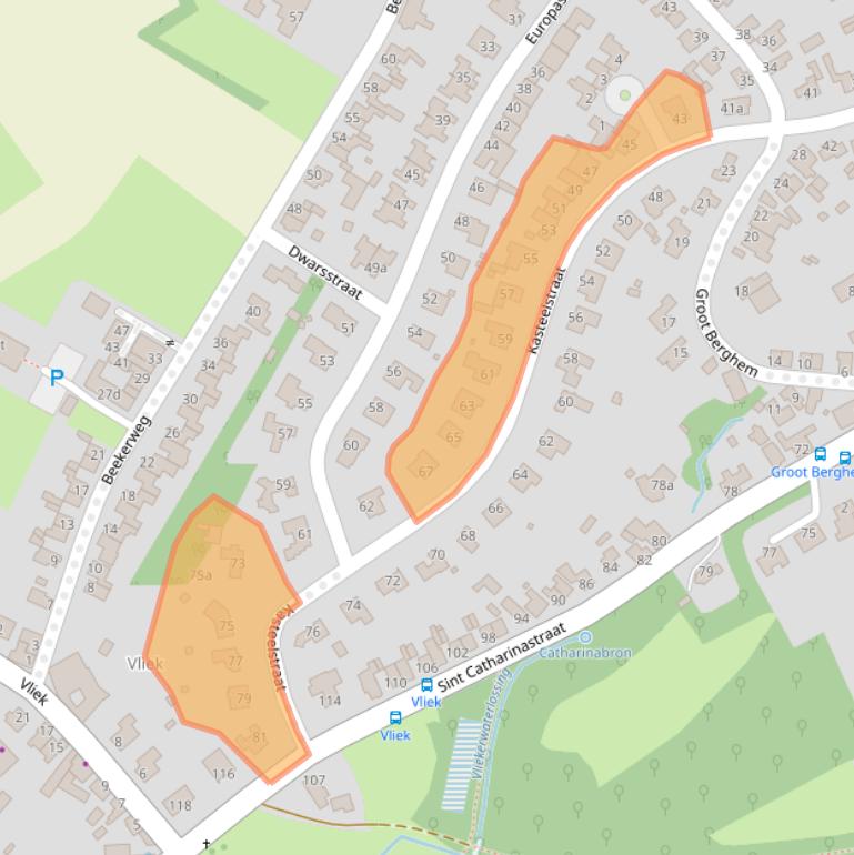 Kaart van postcodegebied 6235BN.