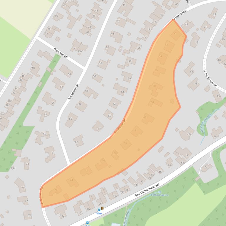 Kaart van postcodegebied 6235BR.