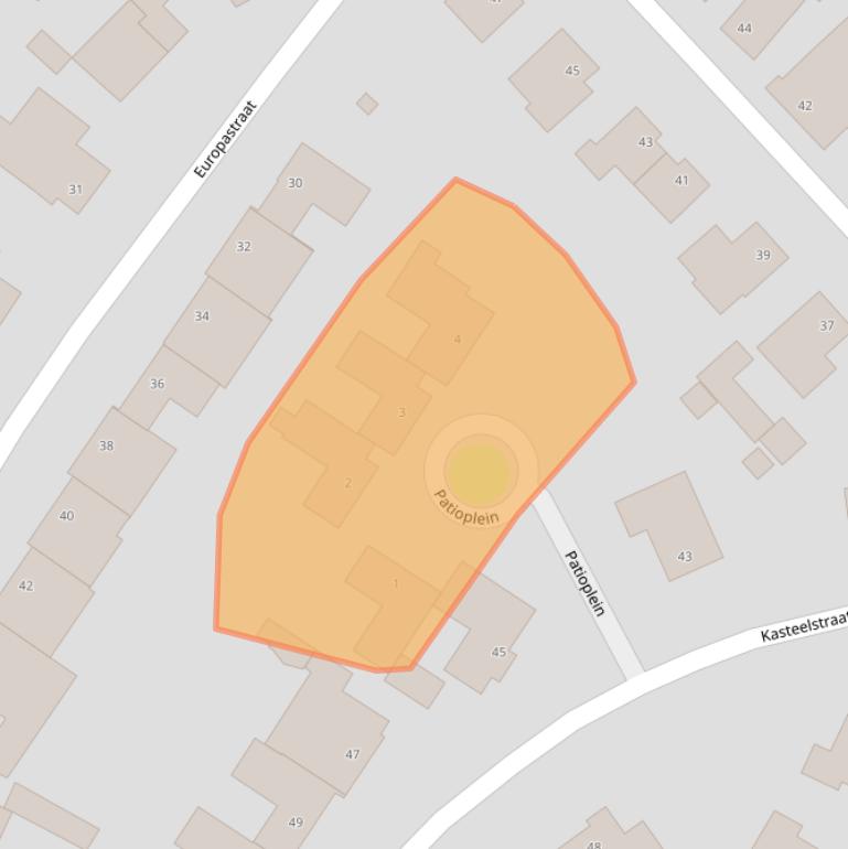 Kaart van postcodegebied 6235BS.