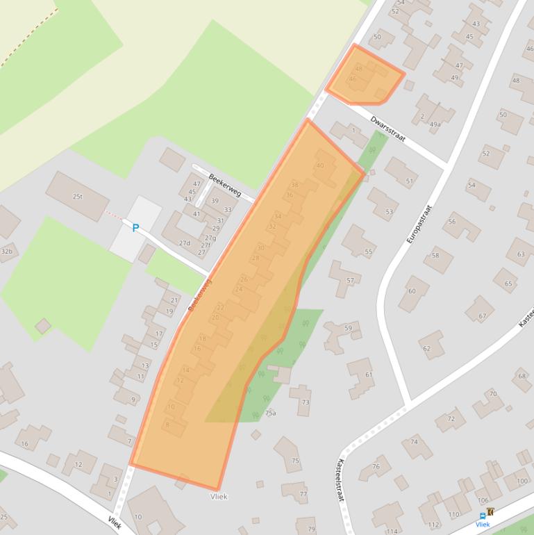 Kaart van postcodegebied 6235CC.