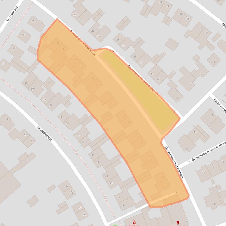 Kaart van postcodegebied 6235CM.