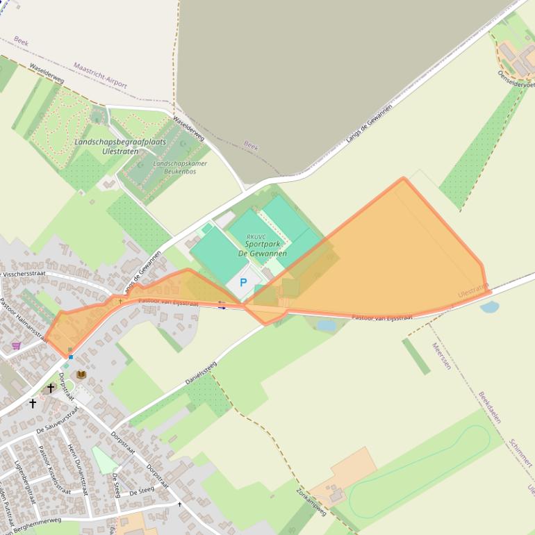 Kaart van postcodegebied 6235EK.