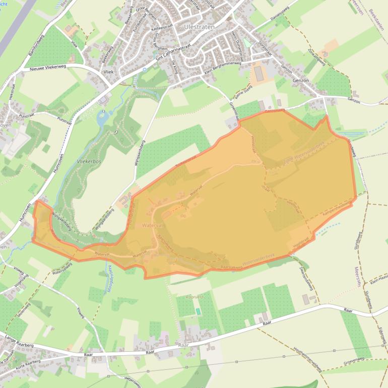 Kaart van postcodegebied 6235NC.