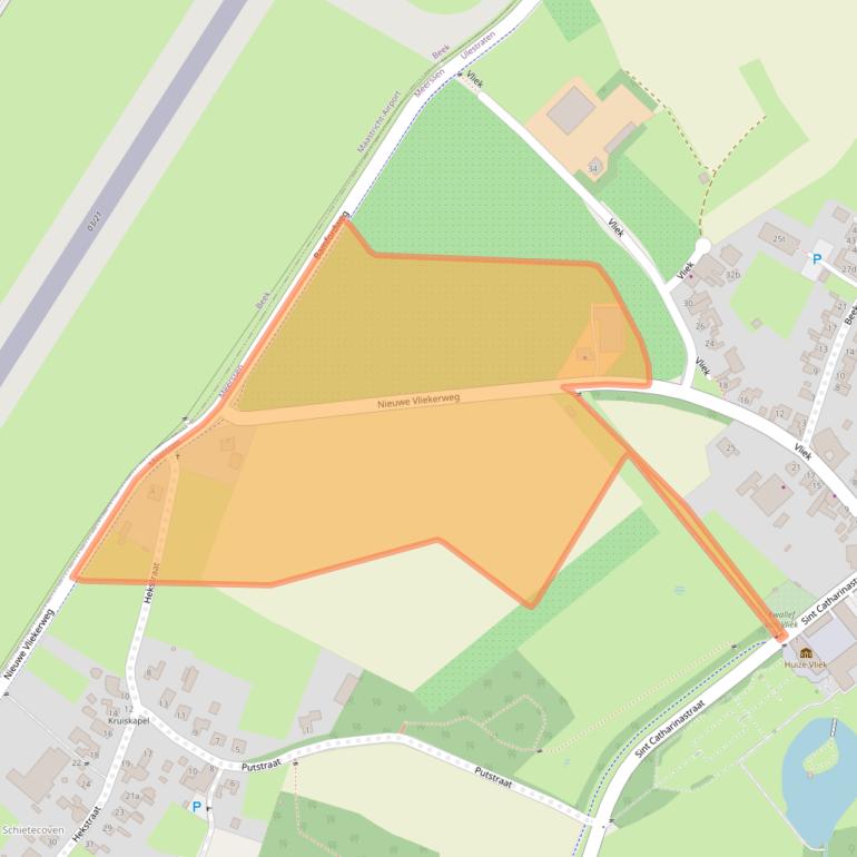 Kaart van postcodegebied 6235NP.