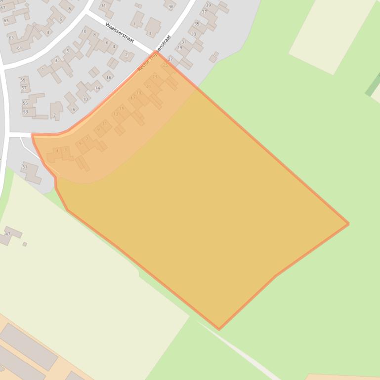 Kaart van postcodegebied 6237NG.