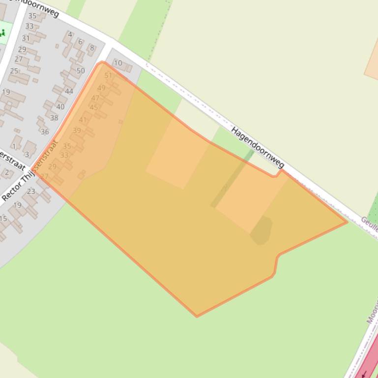 Kaart van postcodegebied 6237NH.