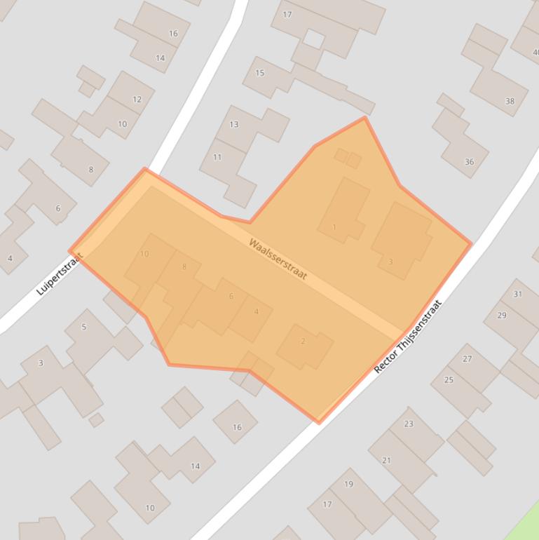 Kaart van postcodegebied 6237NK.