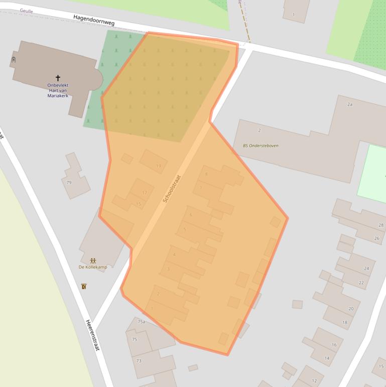 Kaart van postcodegebied 6237NN.