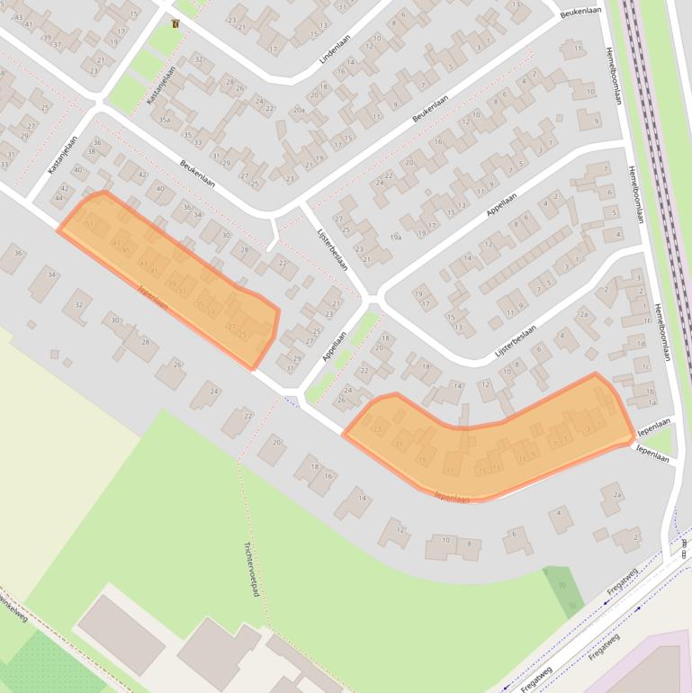 Kaart van postcodegebied 6241AC.