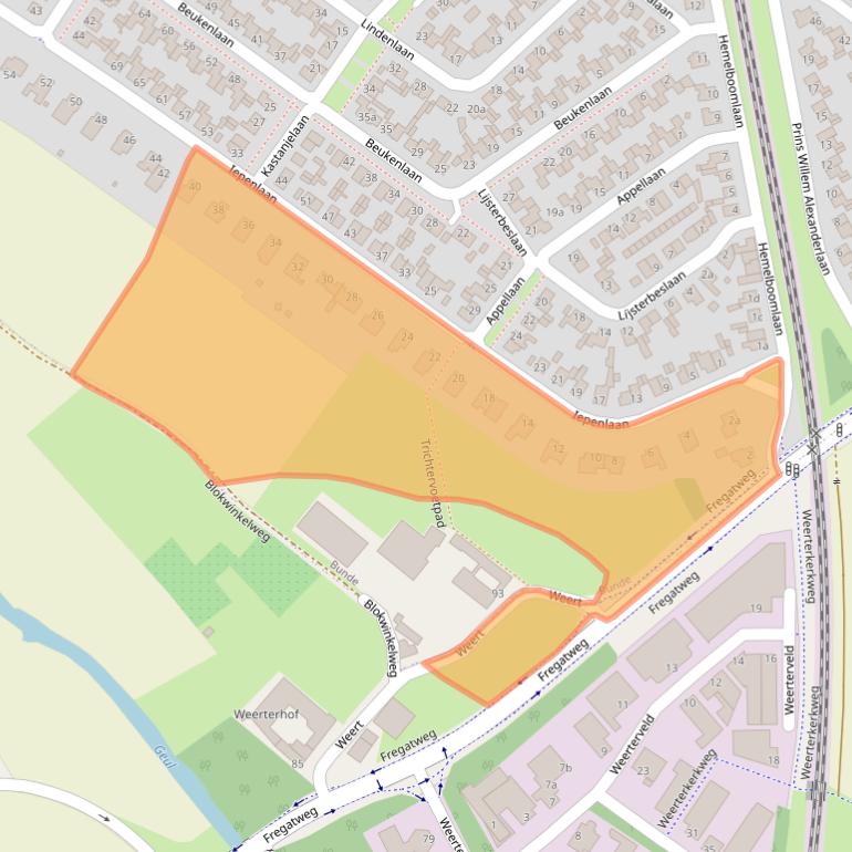 Kaart van postcodegebied 6241AE.