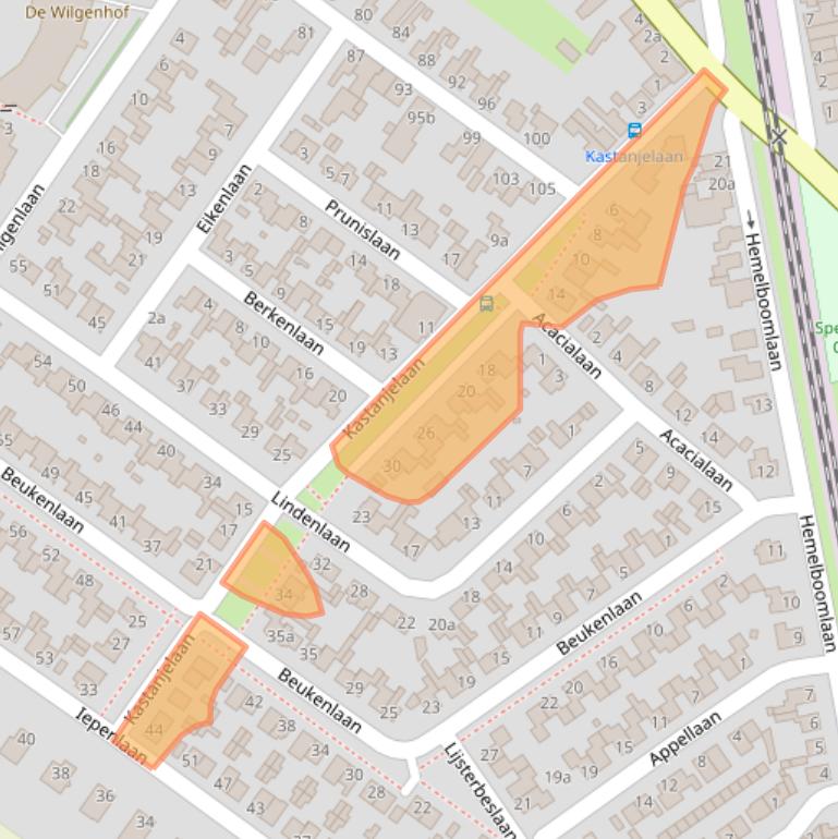 Kaart van postcodegebied 6241AW.