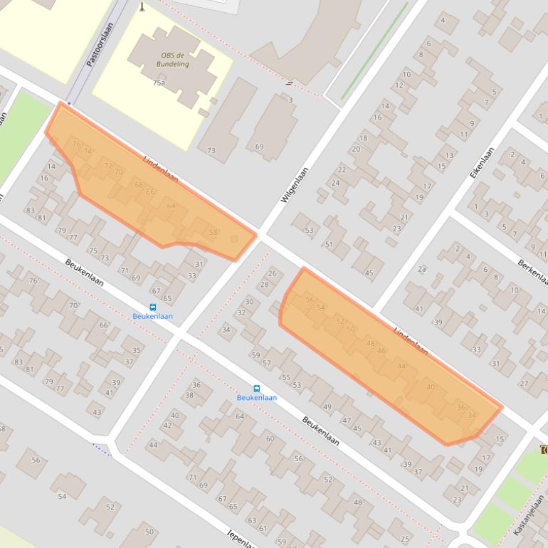 Kaart van postcodegebied 6241BD.