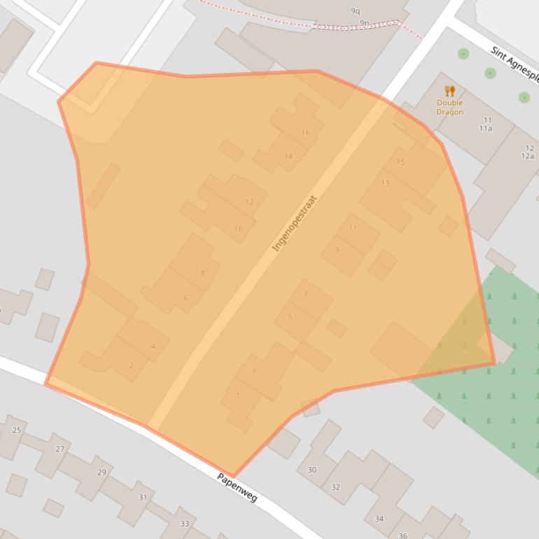 Kaart van postcodegebied 6241BZ.