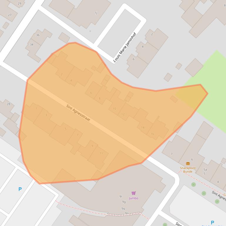 Kaart van postcodegebied 6241CB.