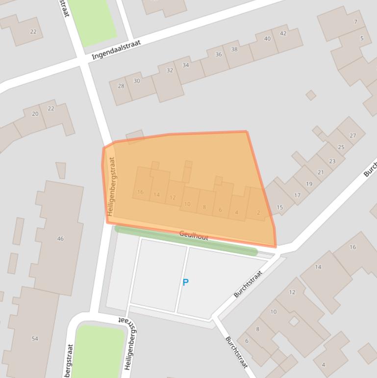 Kaart van postcodegebied 6241DH.