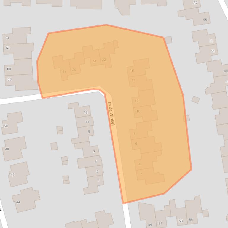 Kaart van postcodegebied 6241DL.