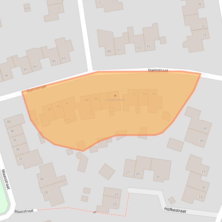 Kaart van postcodegebied 6241DP.