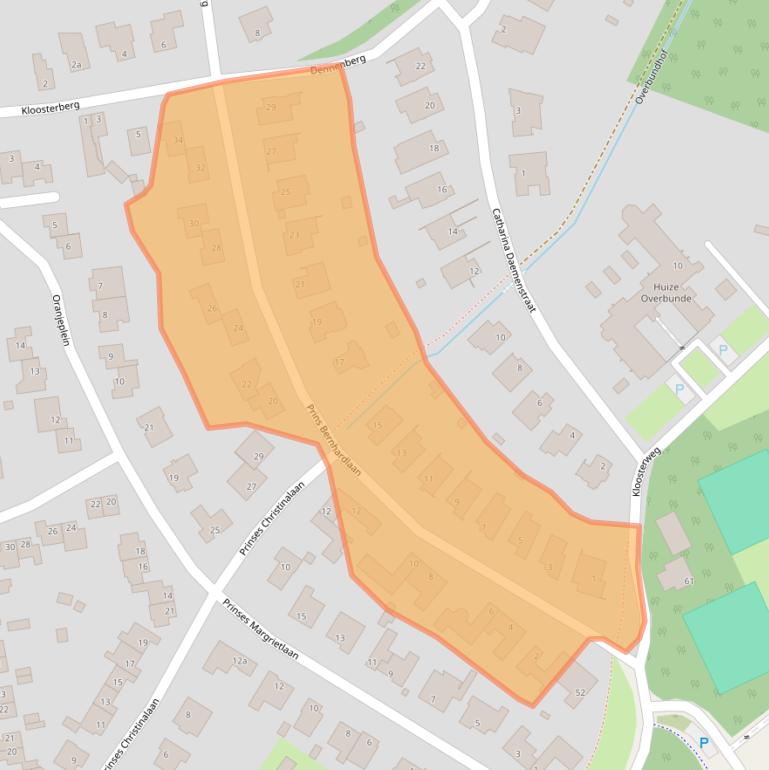 Kaart van postcodegebied 6241EM.