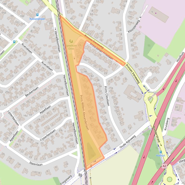 Kaart van postcodegebied 6241GL.