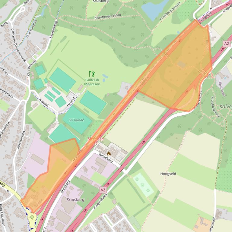 Kaart van postcodegebied 6241GP.