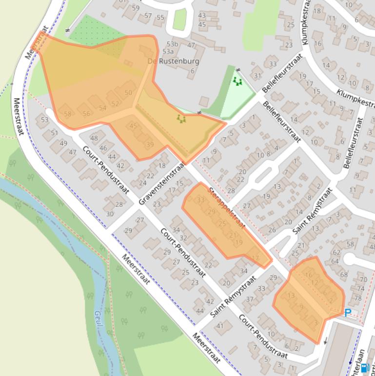 Kaart van postcodegebied 6241JL.