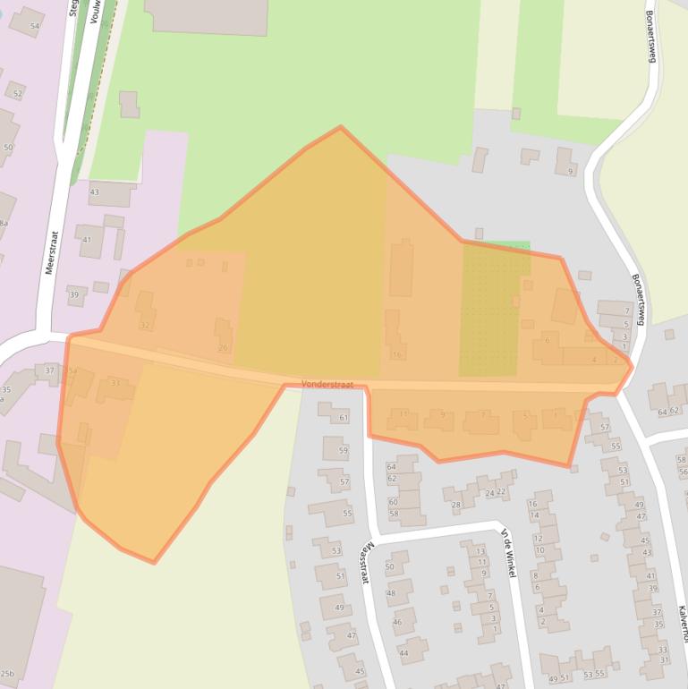 Kaart van postcodegebied 6241NJ.