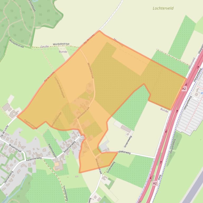 Kaart van postcodegebied 6241NV.