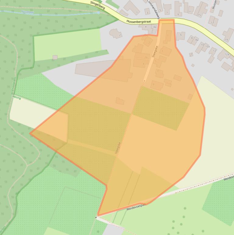 Kaart van postcodegebied 6243AK.