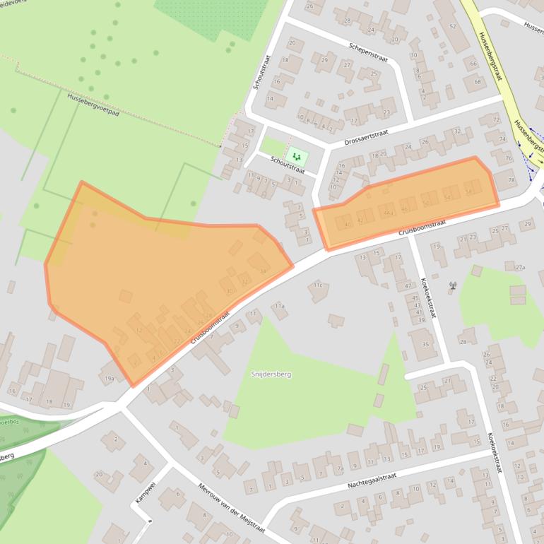 Kaart van postcodegebied 6243AM.