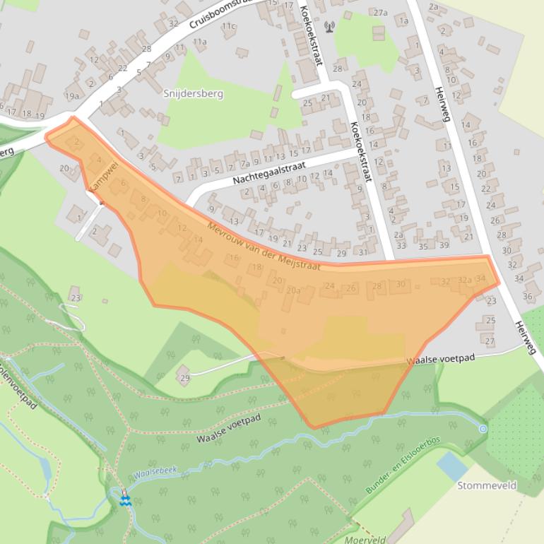 Kaart van postcodegebied 6243AP.