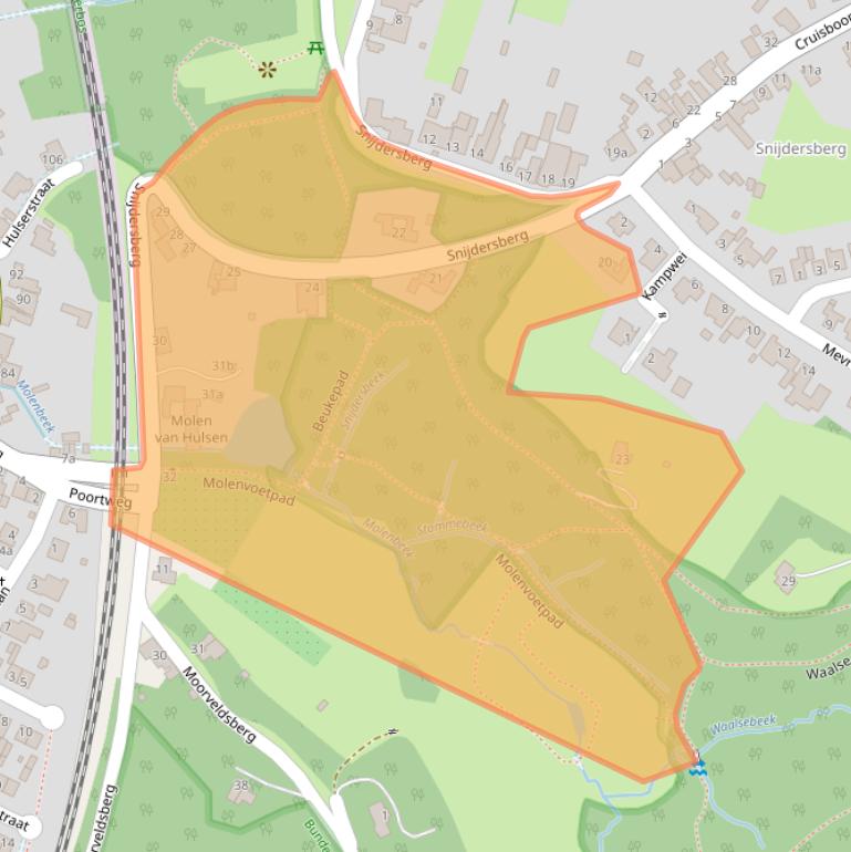 Kaart van postcodegebied 6243AV.