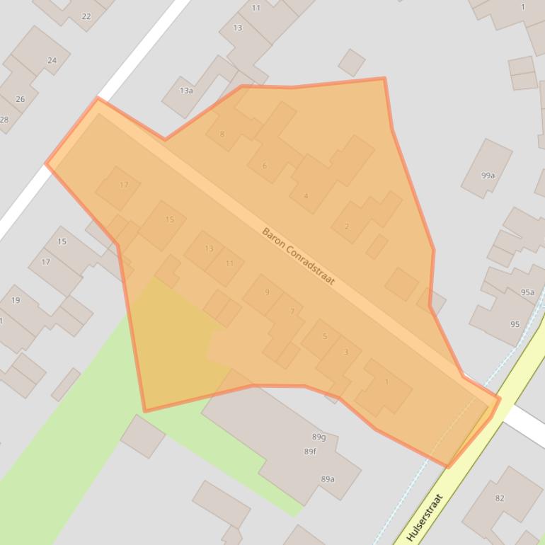 Kaart van postcodegebied 6243BG.