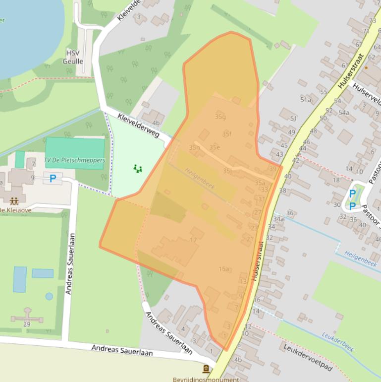 Kaart van postcodegebied 6243BK.