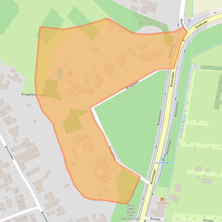 Kaart van postcodegebied 6243CH.
