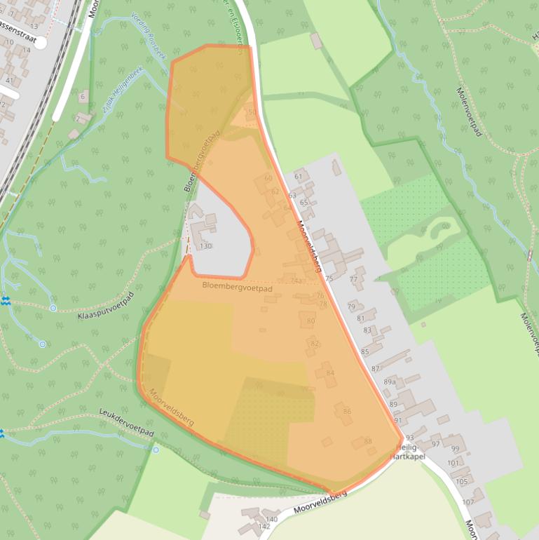 Kaart van postcodegebied 6243CW.
