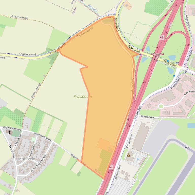 Kaart van postcodegebied 6243NT.